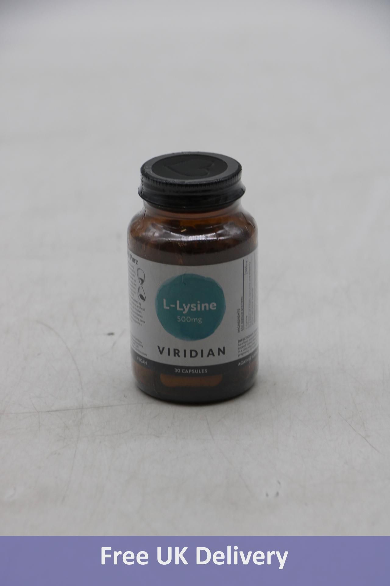 Two items of Viridian Vitamins to include 6x 30 Capsules Vitamin K2, Expiry 19/05/2026, 3x 30 Capsul