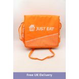 Three Just Eat Hot Food Bag, Orange, Size XL