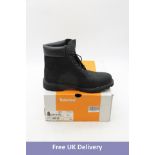 Timberland Men's 6 Inch Premium Waterproof Boots, Black, UK 10. Box damaged