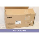 Terry J Wood 268, 2 Door Closet with 3 Internal Shelves, Light Grey, 68x37.5x170 cm