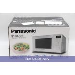 Panasonic 800W Standard 20L Microwave NN-E28JMM, Silver. Box damaged