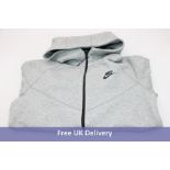 Nike Tech Fleece Wind Runner Jacket, Grey, Size L