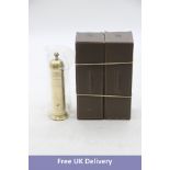 Alexander Brass Salt and Pepper Mill Set, Boxes Damaged