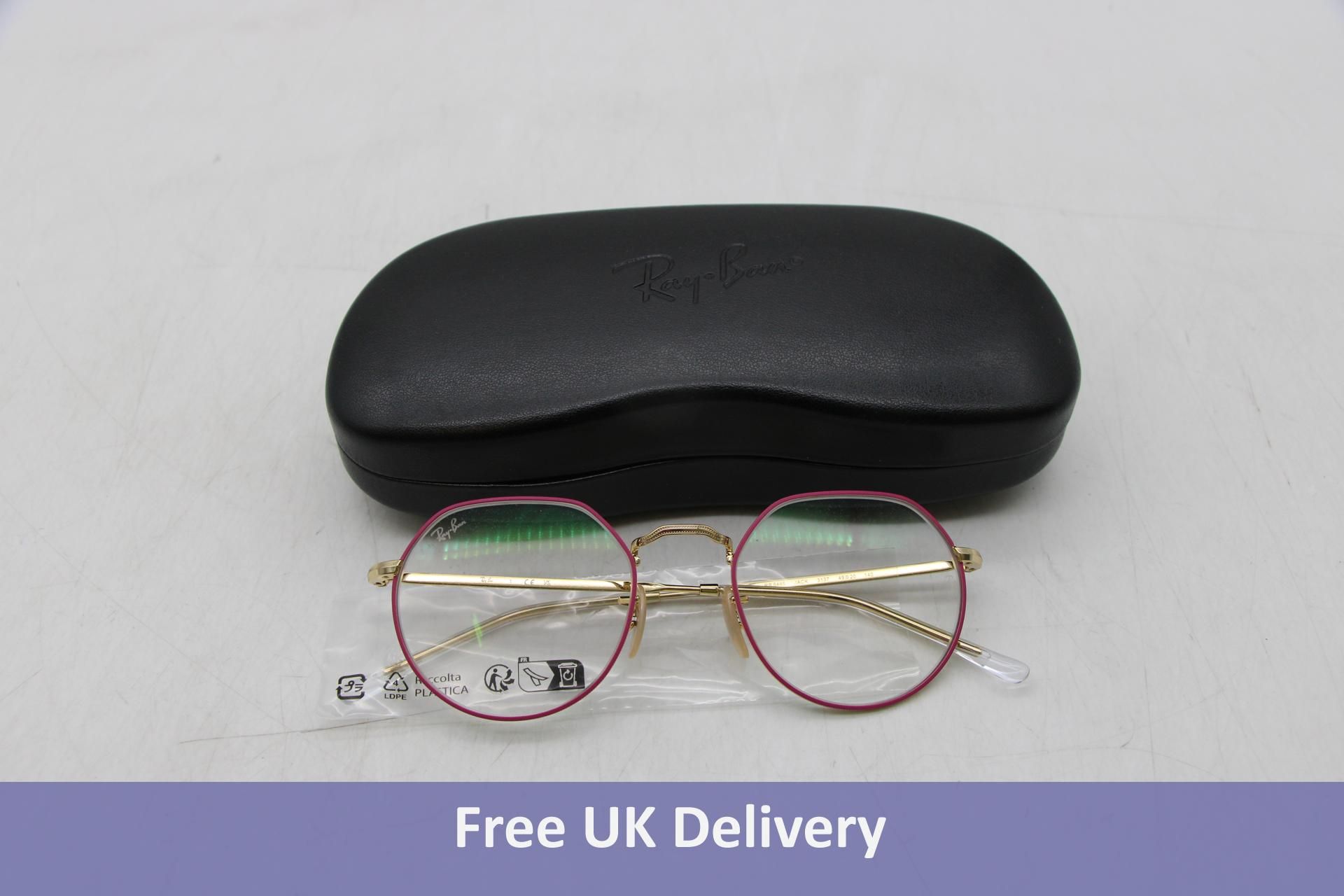 Ray-Ban 0RX6465 Glasses, Matte Violet On Arista, Frame Only