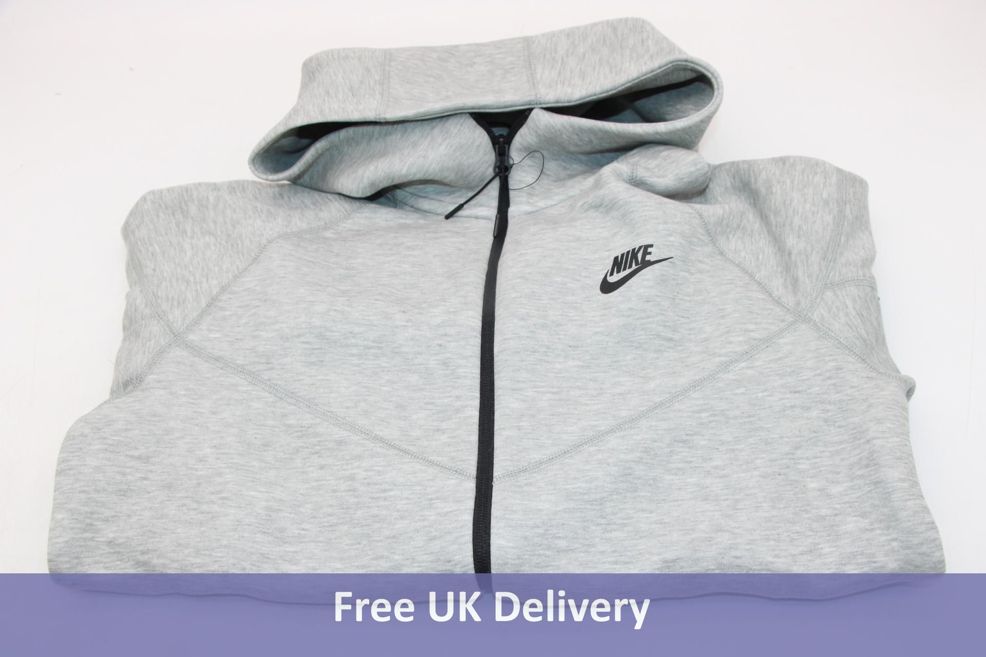 Nike Tech Fleece Wind Runner Jacket, Grey, Size S