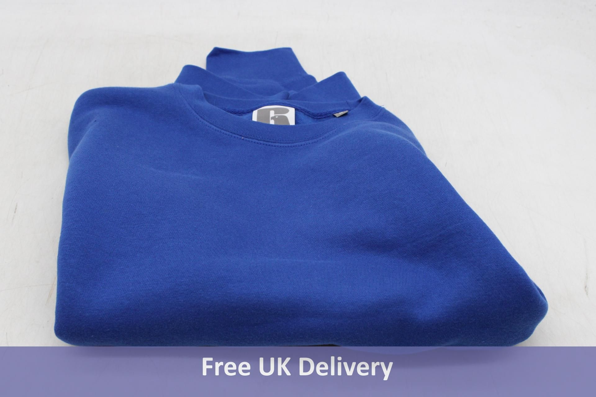 Three Russell Men's The Authentic Sweatshirt, Royal Blue, Medium