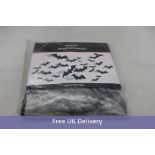 Nine packs of Bat Cutouts, Black, 50x per Pack