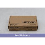 Netvio HDBaseT POC Receiver, 40M 4K/60 HDE, 100M 1080P, with Ethernet, Arc, 2-Way IR, RS-232, Black