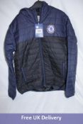 Fourteen Chelsea Padded Jacket, Navy/Black, Size XL