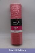 Ten Meglio Yoga Mats, Pink, Size 183 X 51cm
