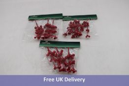 Thirty-six packs of Berry Hangers, 3 Per Pack