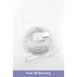 Twenty Cat.5e Ethernet Cables, 15m, Grey