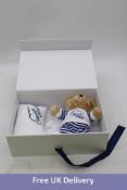 Ten Sleepy Cloud Teddy Bears In Gift Boxes, Includes Pillow and Blanket