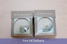 Eighteen Boxes of Six The Hevea Pacifier, 0-3 Months