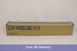 MP Clay Modeling Film Schwarz ll, Size 96, 0cm x 20, 0m, Black Metallic II
