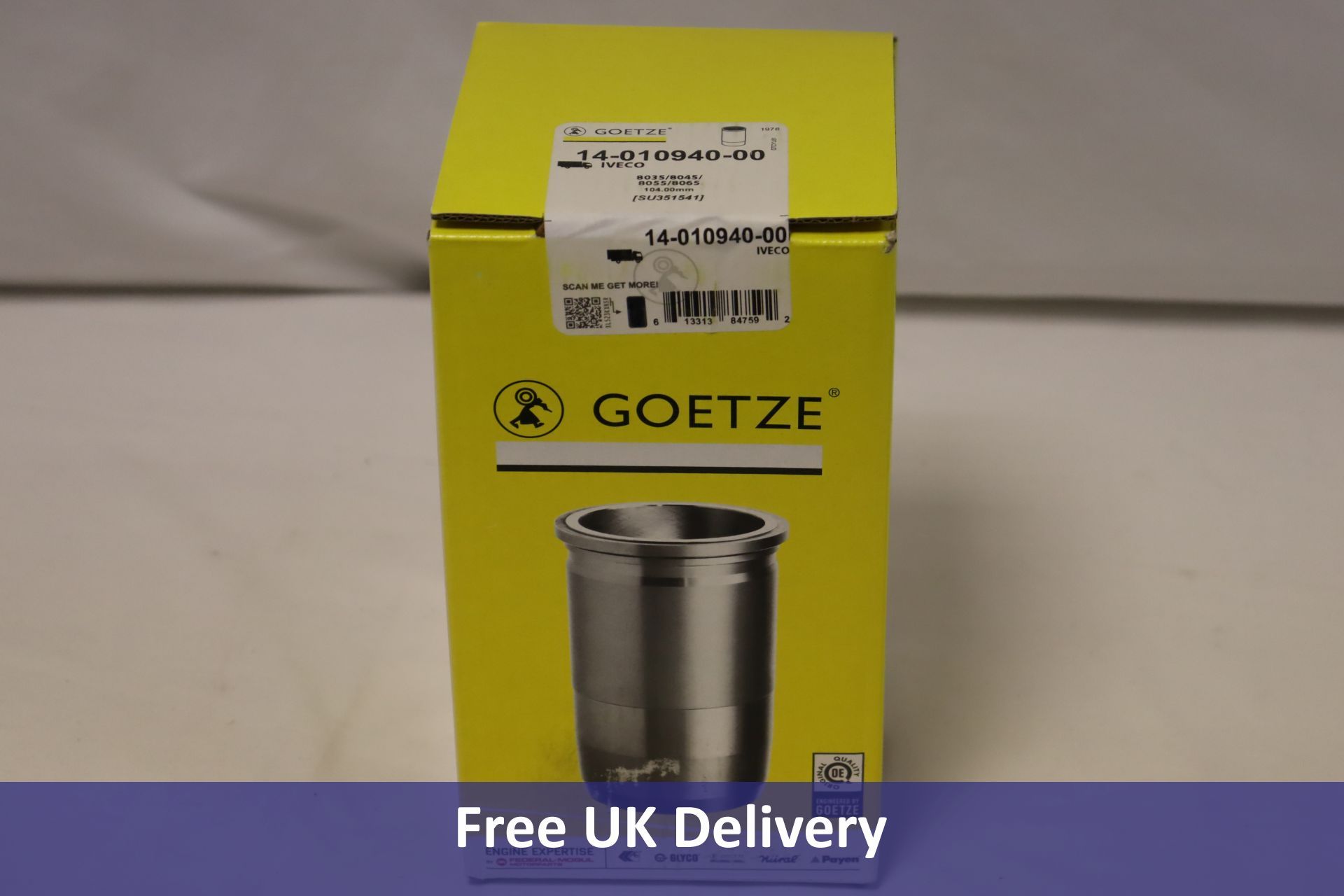 Twenty-four Goetze Cylinder Sleeves, 14-010940-00