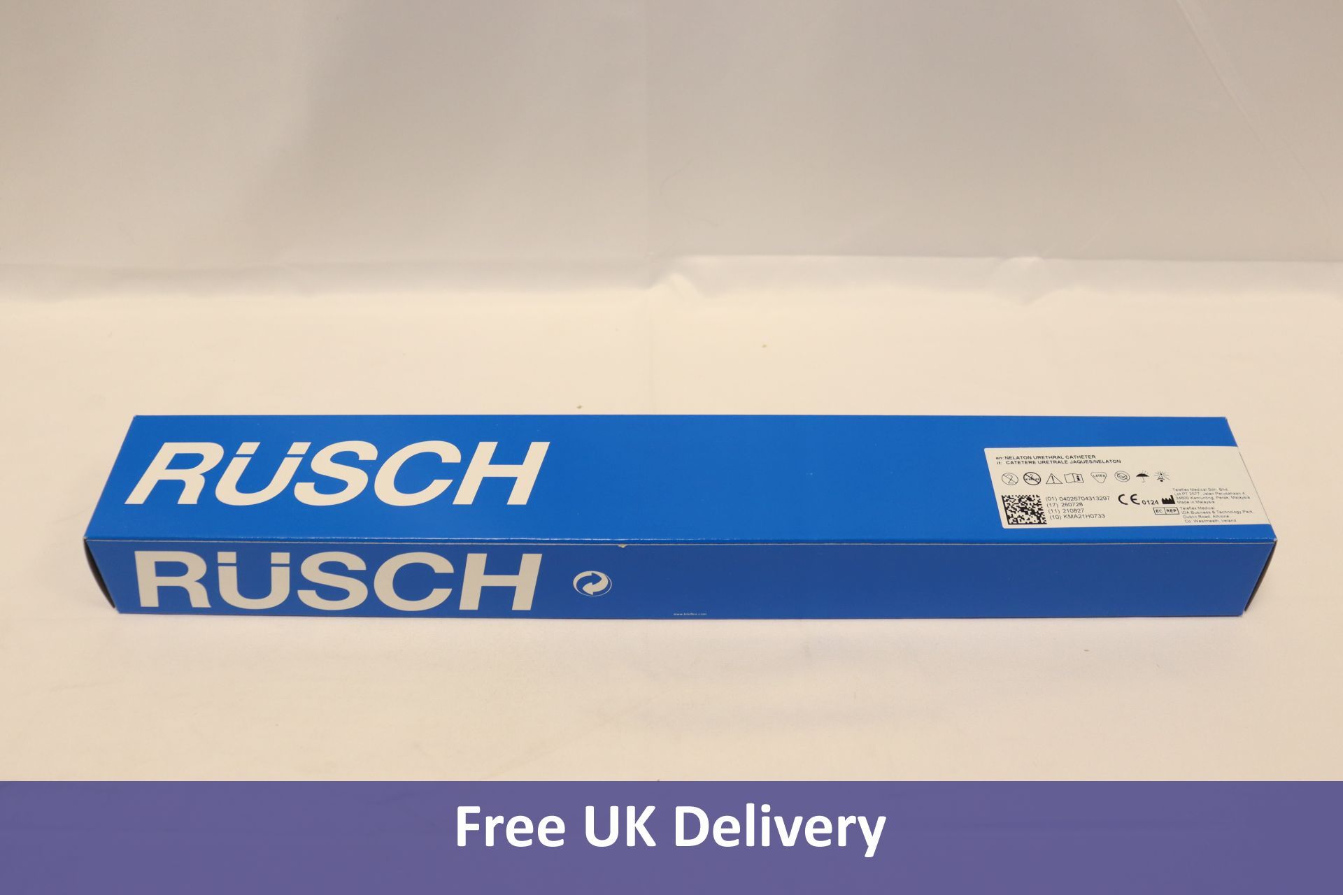 Ten Rusch Nelaton Urethral Catheter Ref: 510510, Size Ch 10 Od 3.3mm