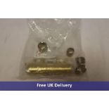 TE Connectivity 33kv Brass Straight Vee Type Connector, 25 O/D, 22 I/D (Tapered End), BAH-022110147