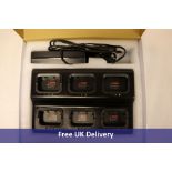 Kirisun Six Way Unit Multi-Slot Rapid Charger