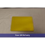 Ten Plate Services Blank Rear Motorcycle Number Plates, Yellow, 229mm x 178mm