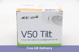 Three JCC V50 Tilt LED Downlight 20 Degree Tilt