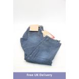 John Doe Pioneer Mono Slim Jeans, Indigo, Size 34/32