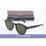 Oliver Peoples 0V5382SU 48 Boudreau L.A Sunglasses, Black/Green Tint