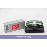 Ray-Ban RB3699, Frame Silver / Lens Dark green Polar