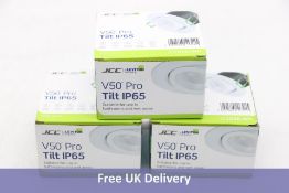 Three JCC V50 Pro Tilt IP65 Adjustable LED Downlight