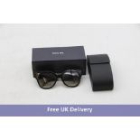 Prada PR 02WS Women's Sunglasses, Frames Black/Lens Gradient Grey