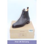 Meermin Upper Leather Chelsea Boots, Calf Dark Brown, Size 12, Width E