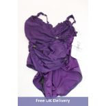 Miraclesuit Underwire Support Trieste Swimsuit, Purple, Size UK 14