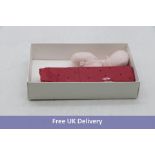 Bonpoint Knitted Cashmere Baby Boots, Light Pink, Size 1