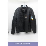 Carhartt Relaxed Fit Rain Defender, Black, Size M