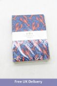 Six Catherine Rowe Lobsters Notebook, Size A5