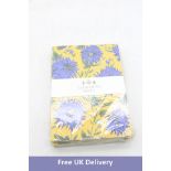 Six Catherine Rowe Blue Flowers Notebook, A5