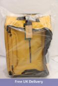 Samsonite Suitcases Ecodiver Duffle with Wheels, Yellow, Size 67/24. Box damaged