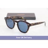 Oliver Peoples 0V5382SU Boudreau L.A Sunglasses, Black/Orange/Blue Tint