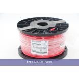 Zeroburn 1.5mm² FireSafe Cable 3 C+E, Red, 100m Drum, 3 Core, Damage to Reel, Cable Unaffected