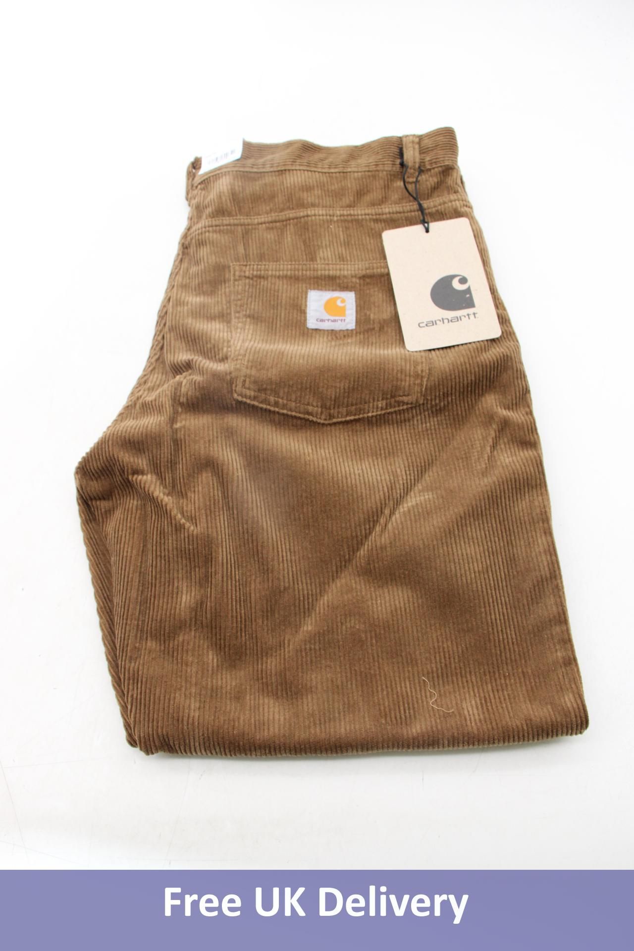 Carhartt Newel Cordurdy Pants, Tamarind Rinsed, Size W36