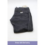 Carhartt Nolan Denim Trousers, Black, Size 32/34