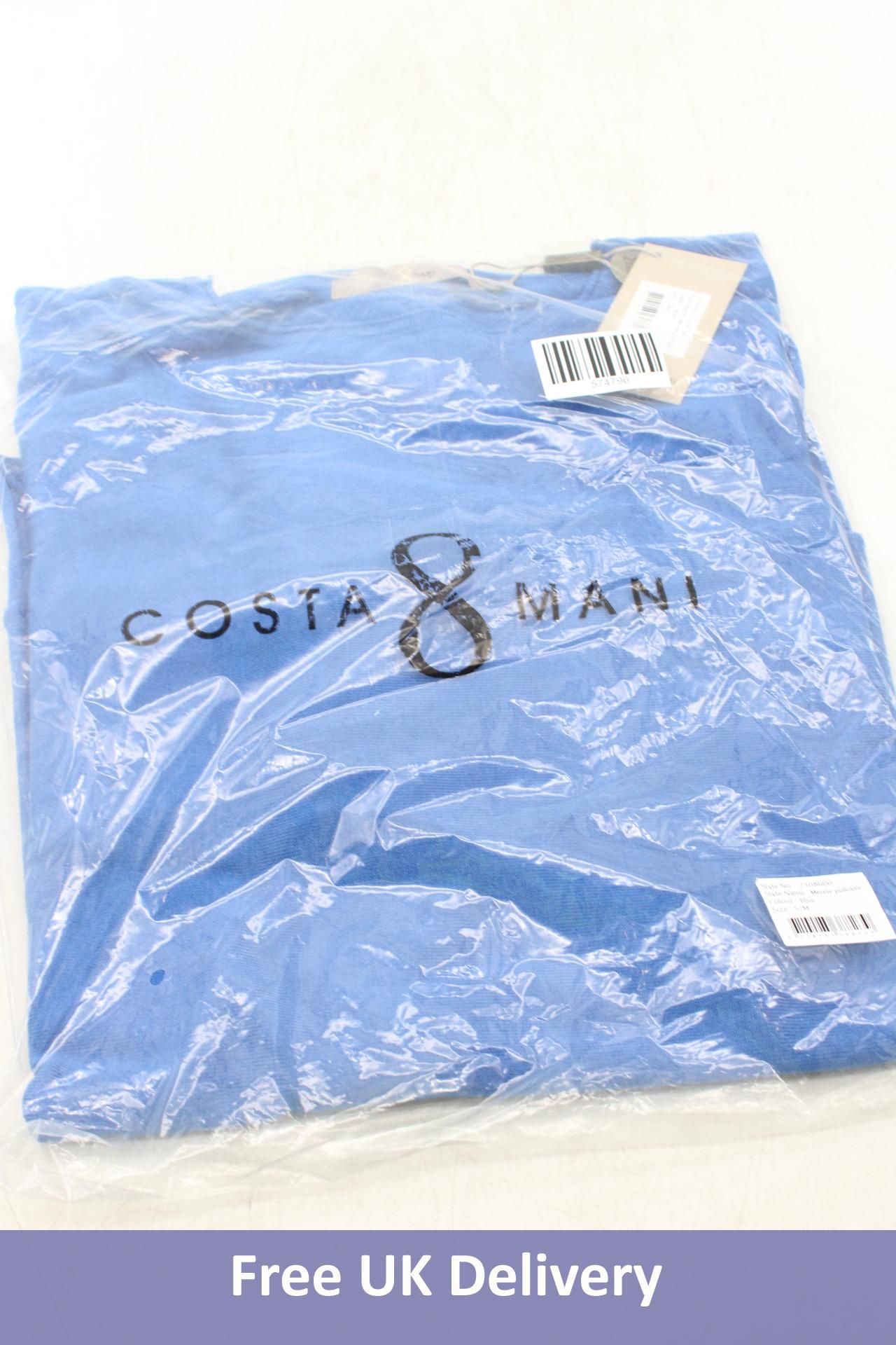 Costa Mani Merete Pullover, Blue, Size S/M