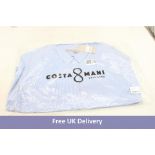 Costa Mani Teddy Shirt, Stripe, Size XL
