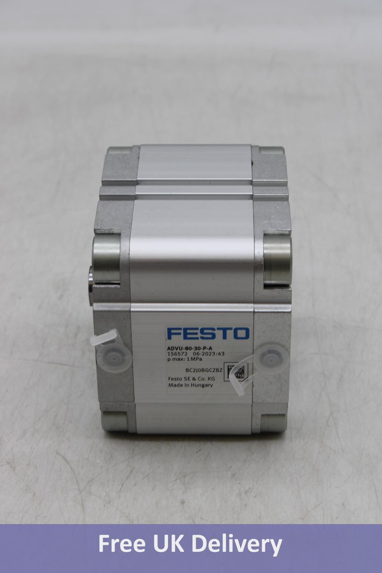 Festo Compact Cylinder ADVU-80-30-P-A 156572, Silver
