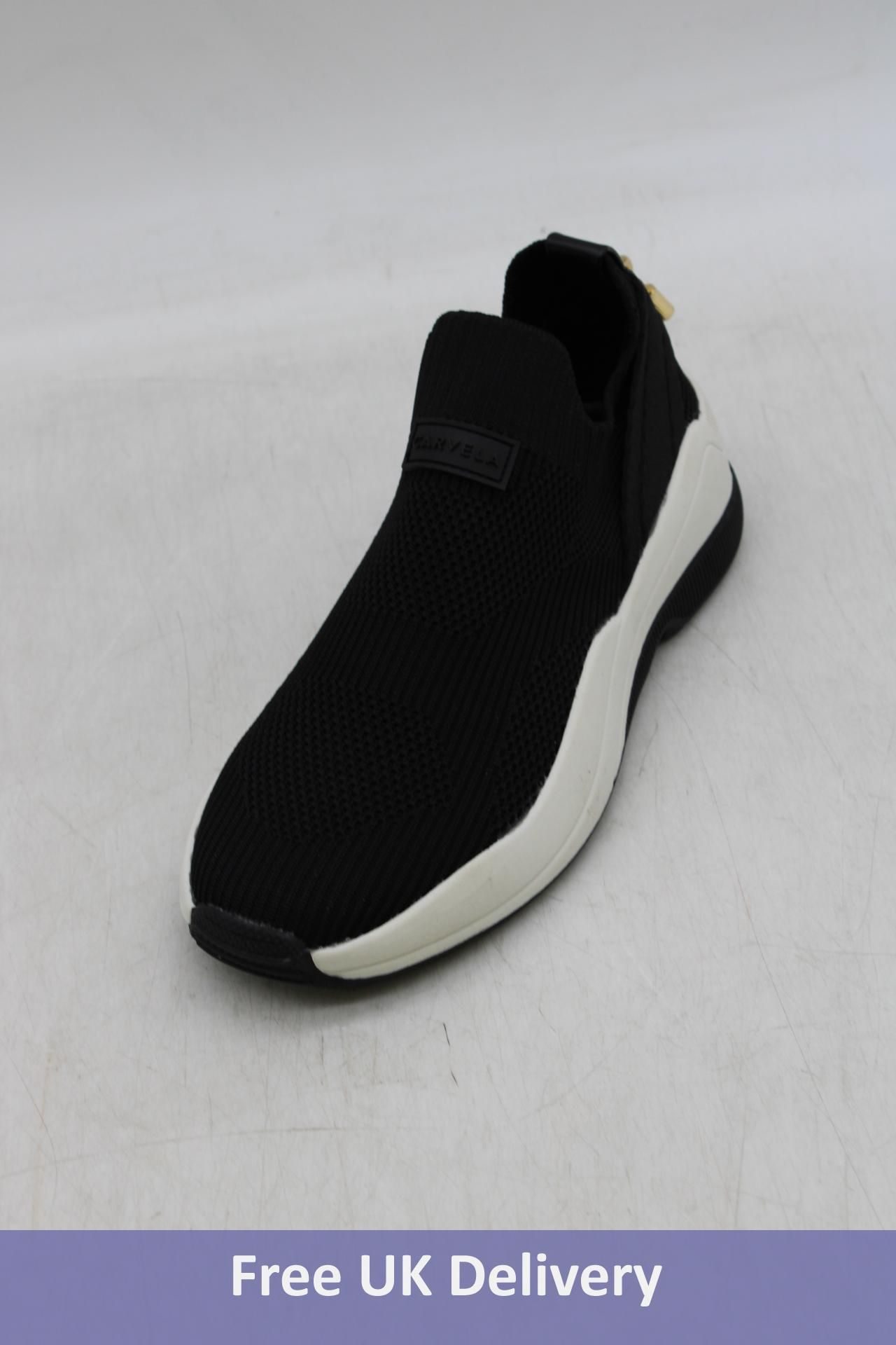 Carvela Elevate Trainers, Black/White, Size 39, No Box