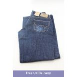 Edwin Regular Tapered Jeans, Dark Blue, Size 29/30