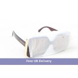 Louis Vuitton Sunglasses, D289 C4 63 19 141, Brown/Gold, No Box