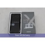 Sony Xperia XZ3 Mobile Phone, 64GB, Black, H9436. New, box opened. Box damaged. Checkmend clear, Ref
