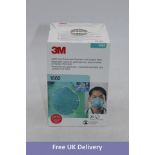 Two Packs of Twenty 3M Particulate Respirater and Surgical Mask, Expires 24/07/2027, 6 per pack