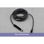 Ten RS Pro Female, 4 Way, M12 to Male 4, Way M12, Sensor Actuator Cable, Black, 15M